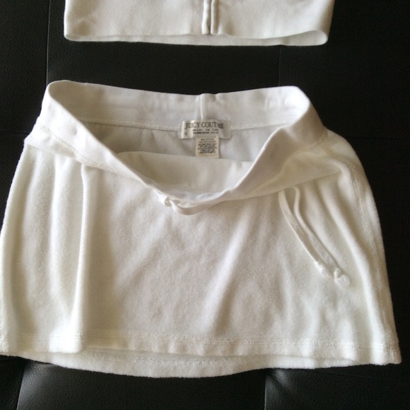 velour tracksuit skirt